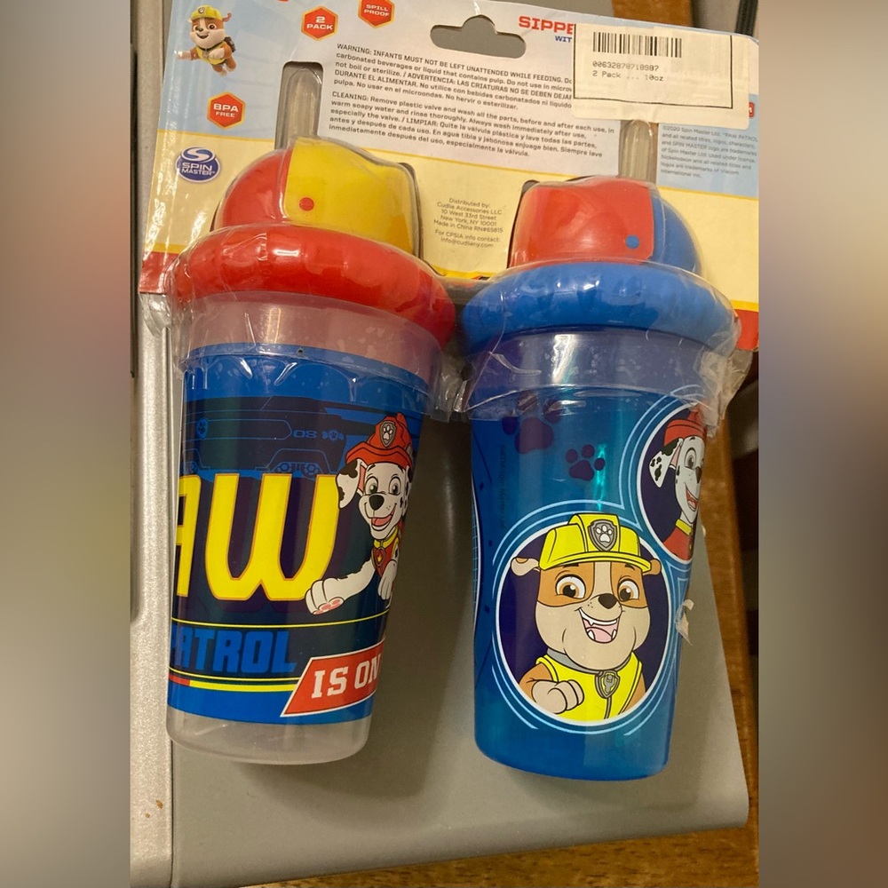 Paw Patrol Adventure Cups - Red, Yellow, and Blue